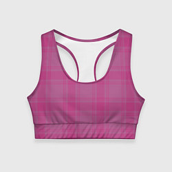 Женский спортивный топ Checkered pink