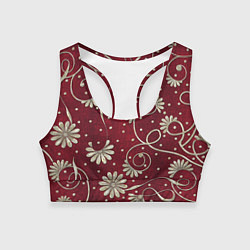 Женский спортивный топ Красный бархат