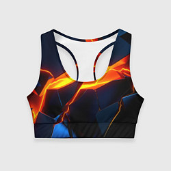 Женский спортивный топ Plate fractures