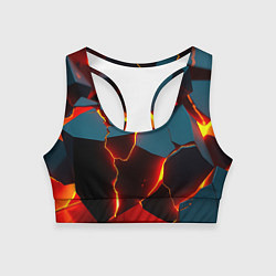 Женский спортивный топ Orange glow