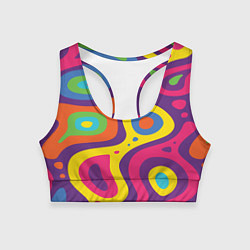 Женский спортивный топ Abstract tac