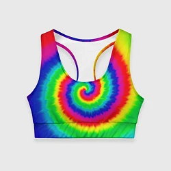 Женский спортивный топ Tie dye