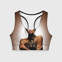 Топик спортивный женский Beyonce Sexy, цвет: 3D-принт