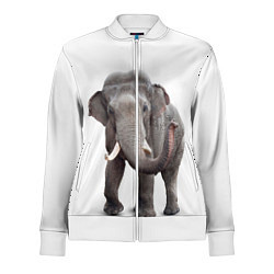 Олимпийка женская Большой слон, цвет: 3D-белый
