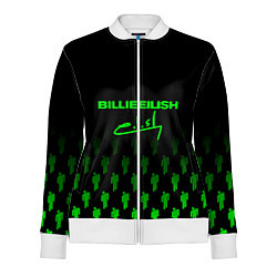 Олимпийка женская Billie Eilish: Green & Black Autograph, цвет: 3D-белый
