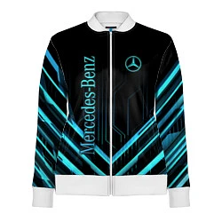 Олимпийка женская Mercedes-Benz, цвет: 3D-белый