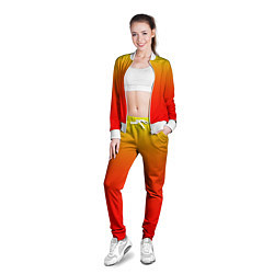 Олимпийка женская Оранж, цвет: 3D-белый — фото 2
