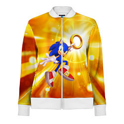 Олимпийка женская Sonic, цвет: 3D-белый