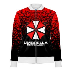 Олимпийка женская Umbrella Corporation, цвет: 3D-белый