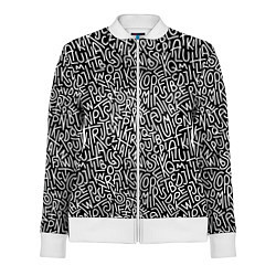 Олимпийка женская Grunge, цвет: 3D-белый