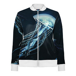 Олимпийка женская Рисунок медуза, цвет: 3D-белый