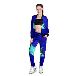 Олимпийка женская Счастливая звезда, цвет: 3D-черный — фото 2