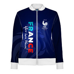 Олимпийка женская Сборная Франции, цвет: 3D-белый