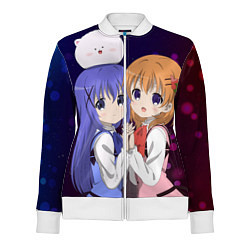 Женская олимпийка Gochuumon wa Usagi Desu ka? Cocoa, Chino & Tippi