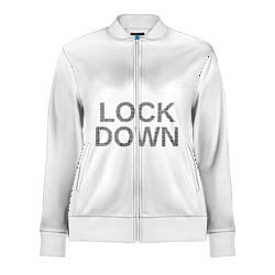 Олимпийка женская QR Lockdown англ, цвет: 3D-белый