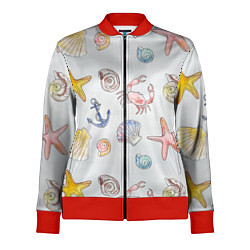 Олимпийка женская Морские ляльки, цвет: 3D-красный