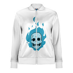 Олимпийка женская Череп Cute Angel парный, цвет: 3D-белый