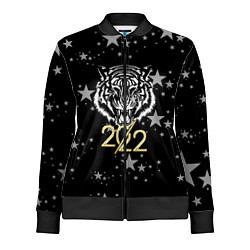 Олимпийка женская Символ года тигр 2022 Ура-Ура!, цвет: 3D-черный