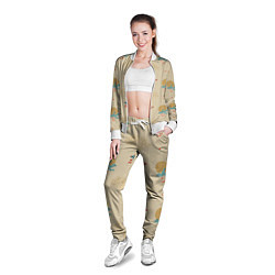 Олимпийка женская Китайский орнамент Феникс, цвет: 3D-белый — фото 2