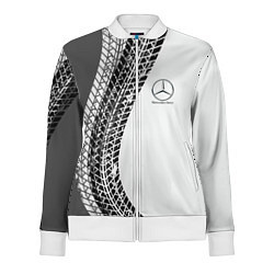 Олимпийка женская Mercedes-Benz дрифт, цвет: 3D-белый