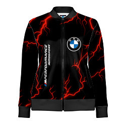 Олимпийка женская BMW Autosport Молнии, цвет: 3D-черный