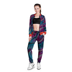 Олимпийка женская Vanguard Pattern Fashion, цвет: 3D-красный — фото 2