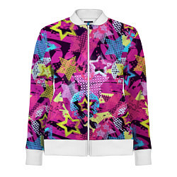 Женская олимпийка Star Colorful Pattern Fashion Neon