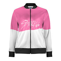 Олимпийка женская Stray Kids pink and white, цвет: 3D-черный