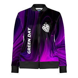 Женская олимпийка Green Day violet plasma