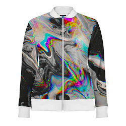 Олимпийка женская Abstract digital, цвет: 3D-белый