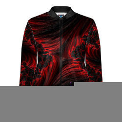 Олимпийка женская Red vortex pattern, цвет: 3D-черный