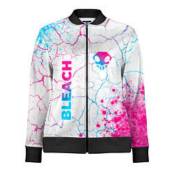 Женская олимпийка Bleach neon gradient style: надпись, символ