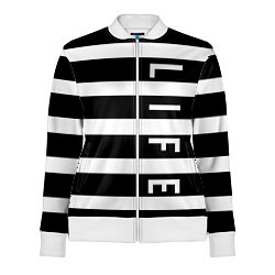 Олимпийка женская Полосатая, цвет: 3D-белый