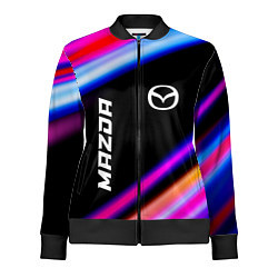 Олимпийка женская Mazda speed lights, цвет: 3D-черный