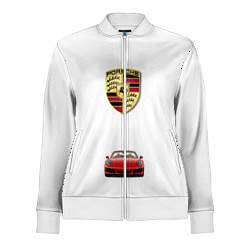 Олимпийка женская Porsche car, цвет: 3D-белый