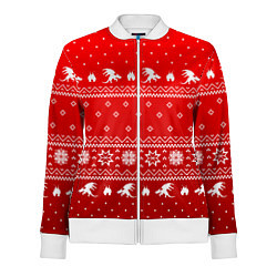 Женская олимпийка Свитер с драконами - паттерн