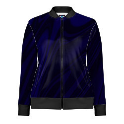 Олимпийка женская Абстракция ночной тёмно-синий, цвет: 3D-черный