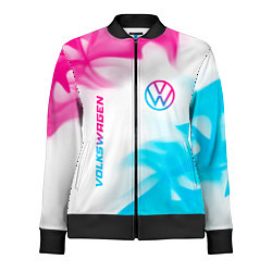 Женская олимпийка Volkswagen neon gradient style вертикально