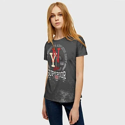 Футболка женская Team t-shirt 16, цвет: 3D-принт — фото 2