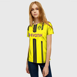 Футболка женская BVB FC: Evonik, цвет: 3D-принт — фото 2