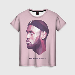 Футболка женская LeBron James: Poly Violet, цвет: 3D-принт