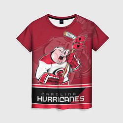 Футболка женская Carolina Hurricanes, цвет: 3D-принт