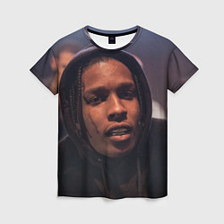 Футболка женская ASAP Rocky: Black Hip-Hop, цвет: 3D-принт