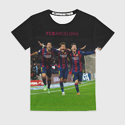 Женская футболка Barcelona6
