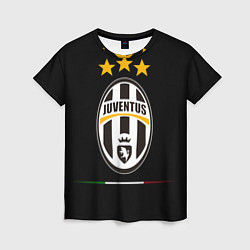 Футболка женская Juventus: 3 stars, цвет: 3D-принт