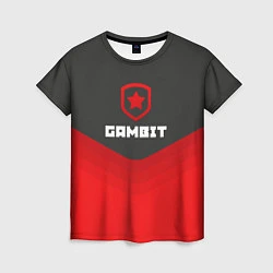 Футболка женская Gambit Gaming Uniform, цвет: 3D-принт