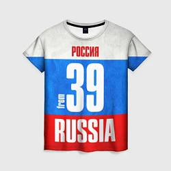 Футболка женская Russia: from 39, цвет: 3D-принт