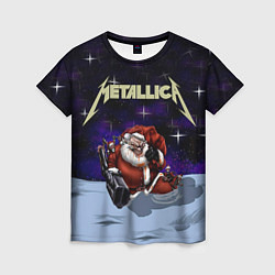 Футболка женская Metallica: Bad Santa, цвет: 3D-принт