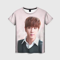 Футболка женская Kim SeokJin, цвет: 3D-принт