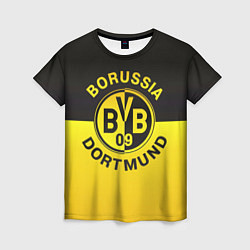 Футболка женская Borussia Dortmund FC, цвет: 3D-принт